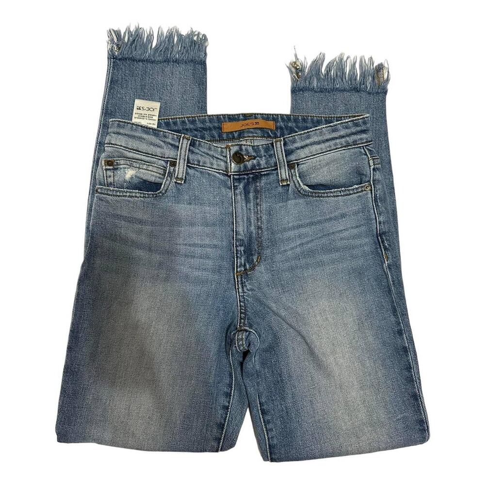 JOE'S Jeans The Charlie‎ High Rise Crop Skinny Jeans Blue Light Wash W 25